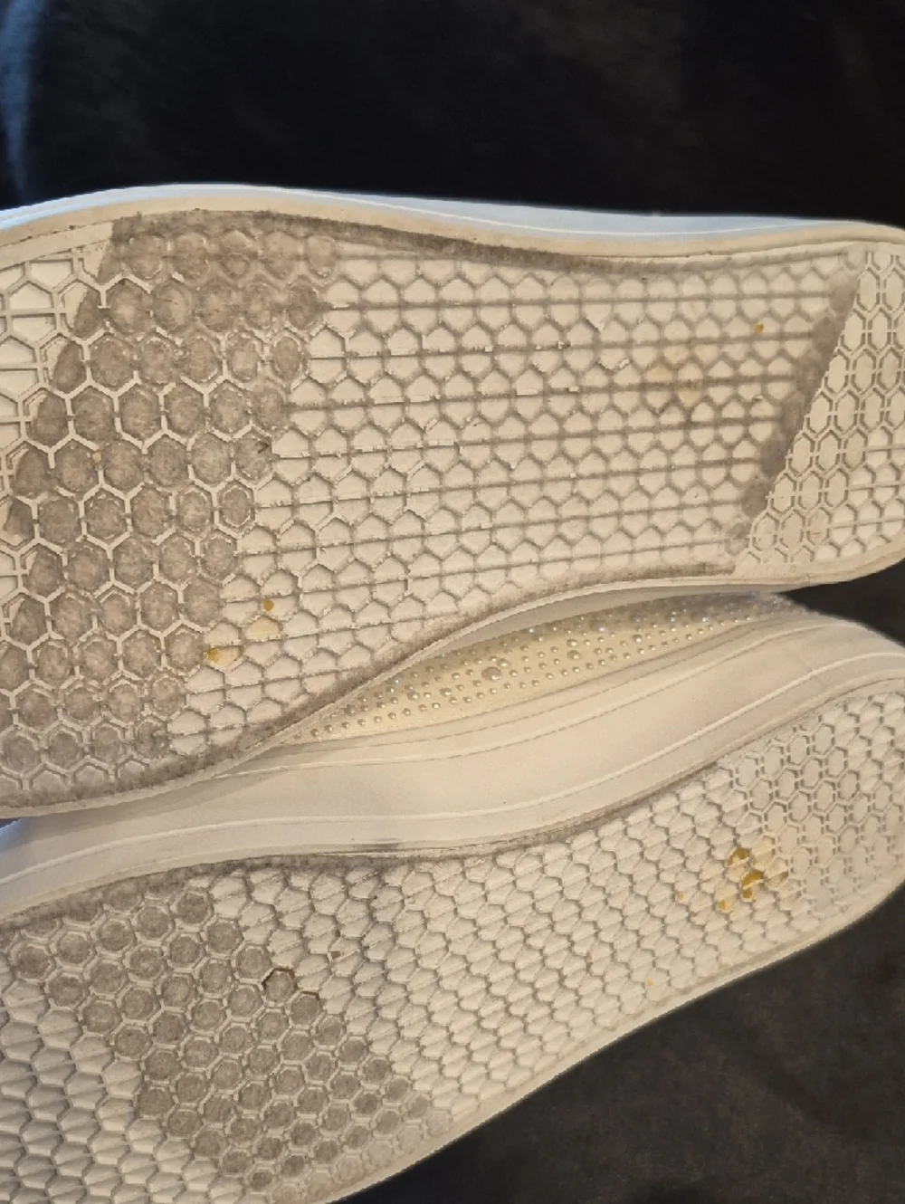 Juicy Couture White Alanis B Silver Stud Embellished Lace-Up Sneakers
